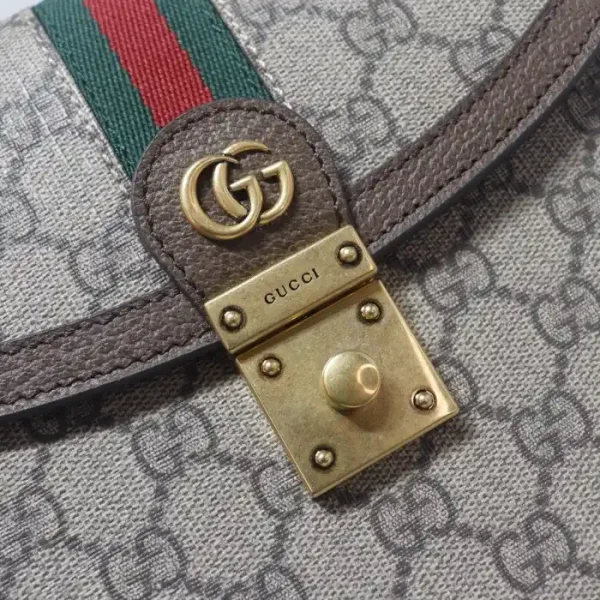 GUCCI OPHIDIA SMALL TOP HANDLE BAG WITH WEB - Image 5