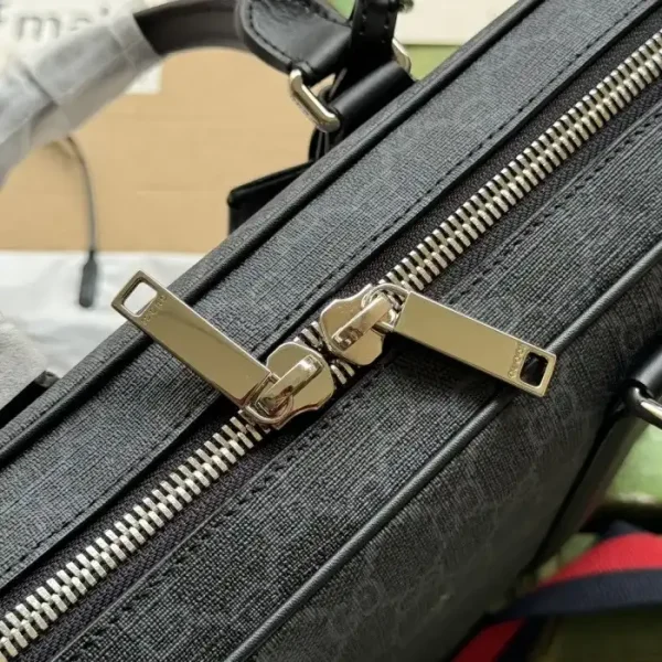 GUCCI GG BLACK BRIEFCASE - Image 5
