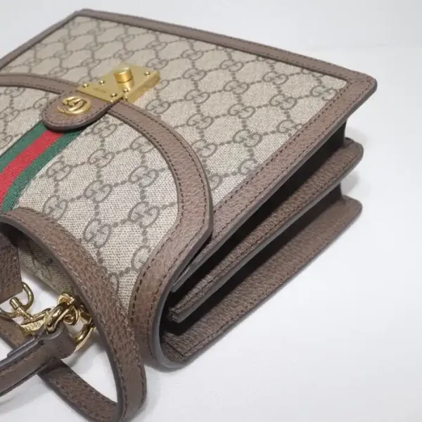 GUCCI OPHIDIA SMALL TOP HANDLE BAG WITH WEB - Image 10