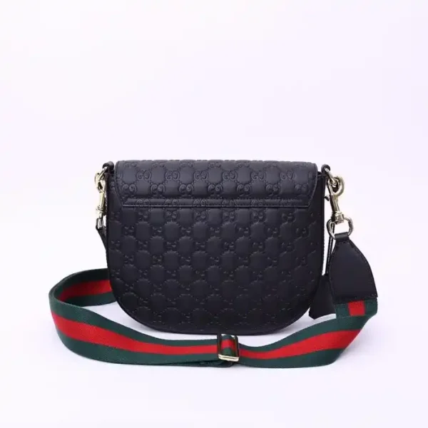 GUCCI Supreme Monogram Web Medium Padlock Messenger Shoulder Bag - Image 4