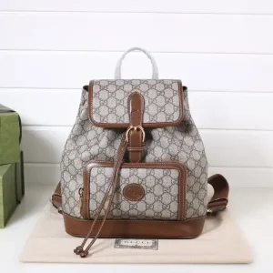 GUCCI BACKPACK WITH INTERLOCKING G