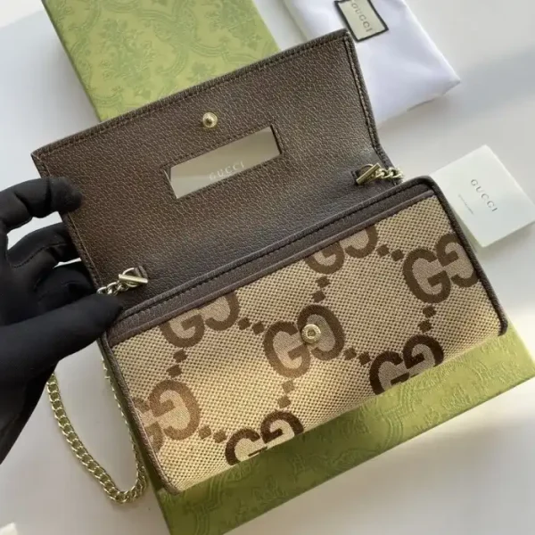 GUCCI OPHIDIA GG CHAIN WALLET - Image 12