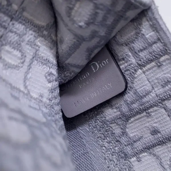 Dior Tote Book Mini CD Grey - Image 4