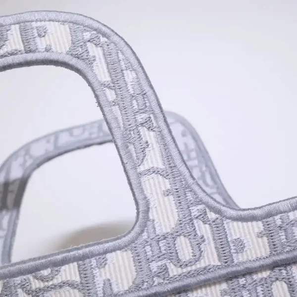 Dior Tote Book Mini CD Grey - Image 5