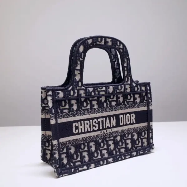 Dior Tote Book Mini CD Black - Image 8
