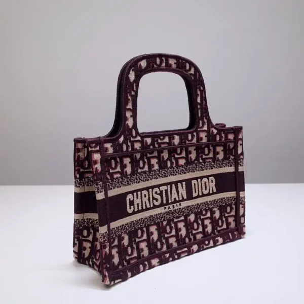 Dior Tote Book Mini CD Red - Image 5