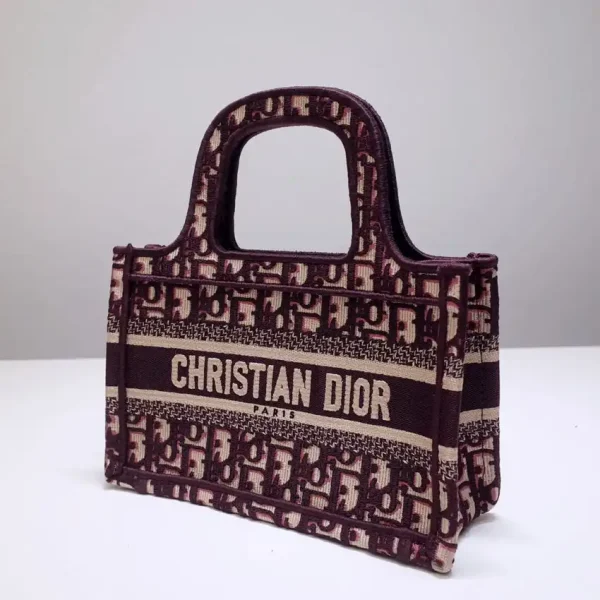 Dior Tote Book Mini CD Red - Image 7