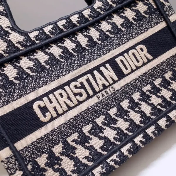 Dior Tote Book Mini Houndstooth - Image 6