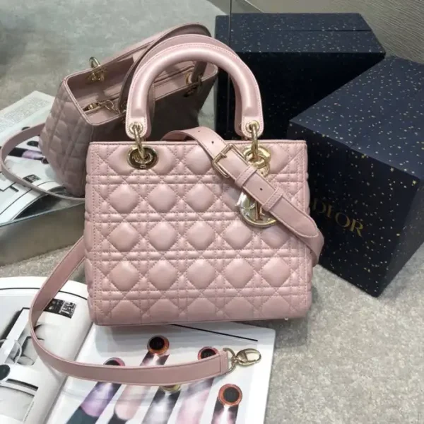 Lady Dior Large Pink - Image 2
