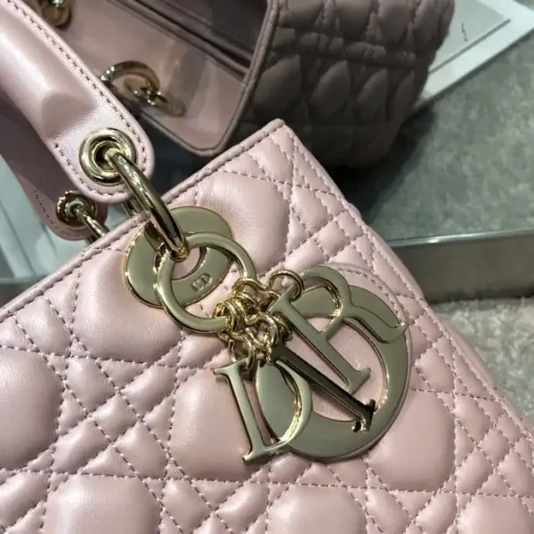 Lady Dior Large Pink - Image 6