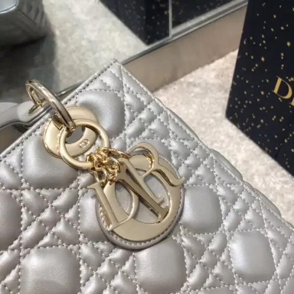 Lady Dior Large Silver - Image 3