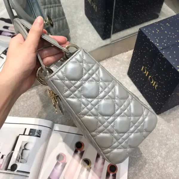 Lady Dior Large Silver - Image 5