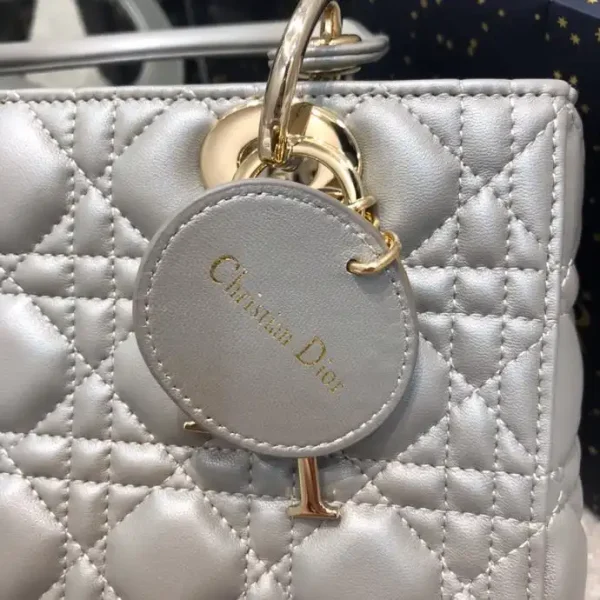 Lady Dior Large Silver - Image 9