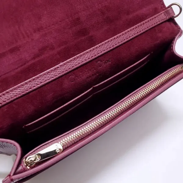Dior 30 Montaigne Pouch Red - Image 7