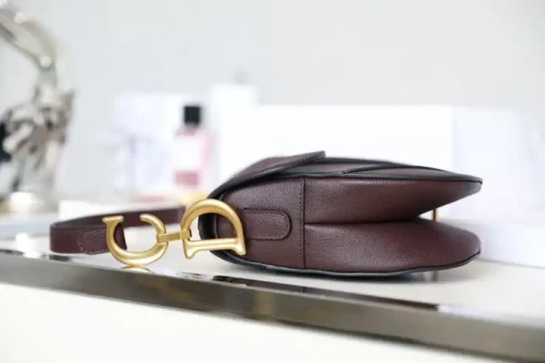 Dior Saddle Bag Bordeaux - Image 2