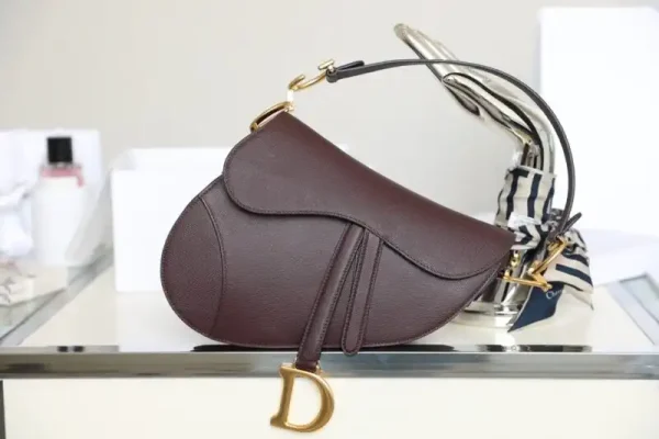 Dior Saddle Bag Bordeaux