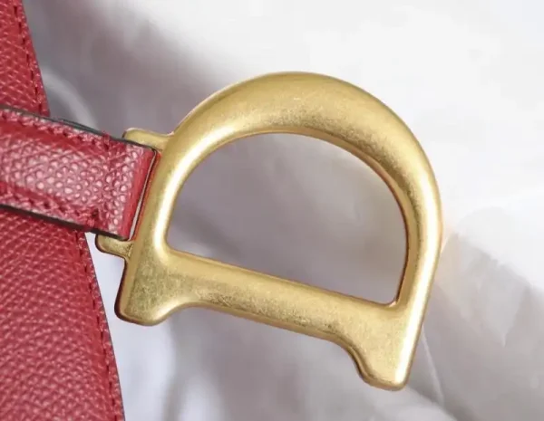 Dior Saddle Bag  Red - Image 5