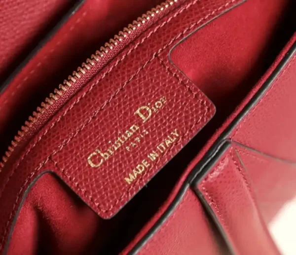 Dior Saddle Bag  Red - Image 7