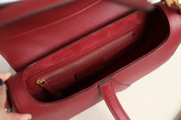Dior Saddle Bag  Red - Image 9