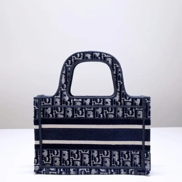 Dior Tote Book Mini CD Blue - Image 3
