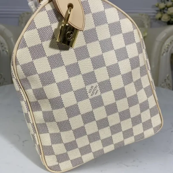 Louis Vuitton Speedy White Grid - Image 3