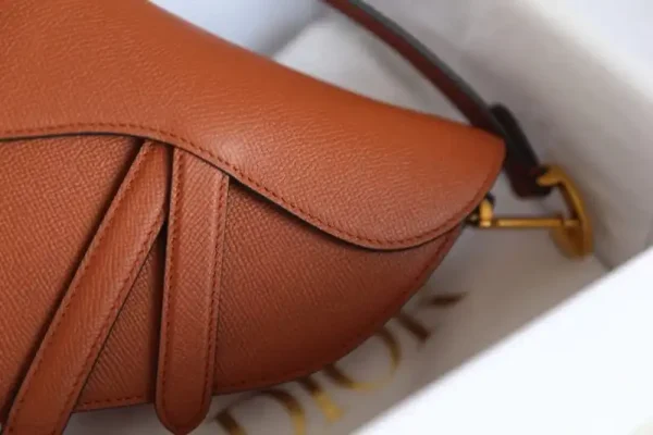 Dior Saddle Bag Small Brown - Image 3