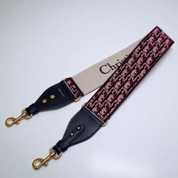 Dior Adjustable Shoulder Strap Red - Image 5