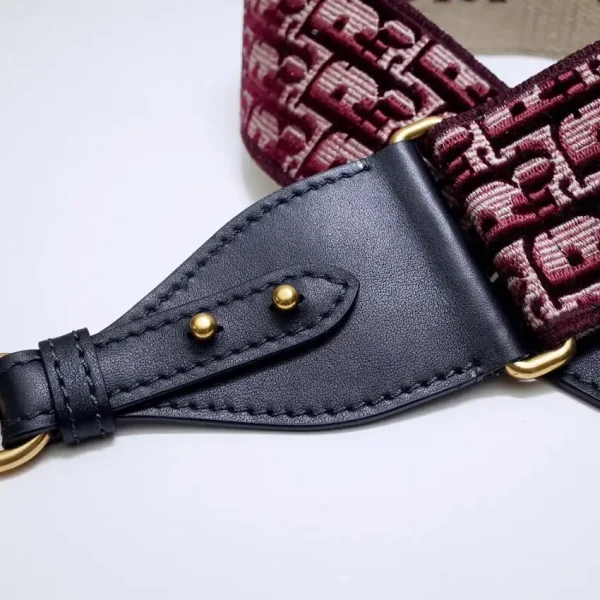 Dior Adjustable Shoulder Strap Red - Image 6