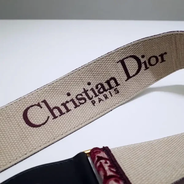 Dior Adjustable Shoulder Strap Red - Image 7
