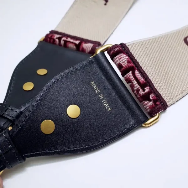 Dior Adjustable Shoulder Strap Red - Image 8