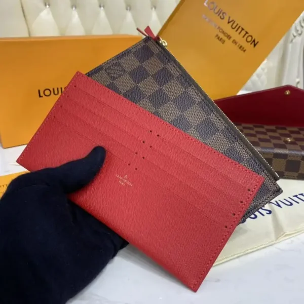 Louis Vuitton Félicie Pochette Brown Grid - Image 7