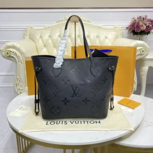 Louis Vuitton Neverfull MM Full Black