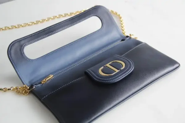 Dior Double Bag Blue - Image 7