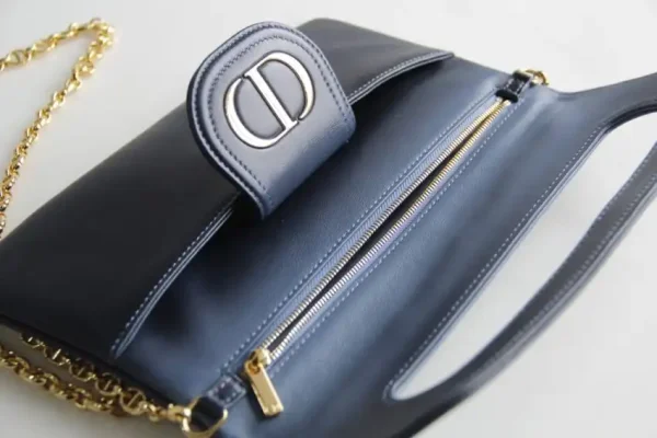 Dior Double Bag Blue - Image 8