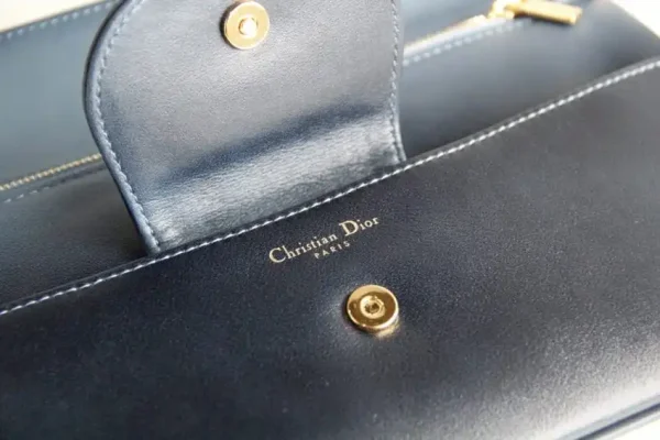 Dior Double Bag Blue - Image 9