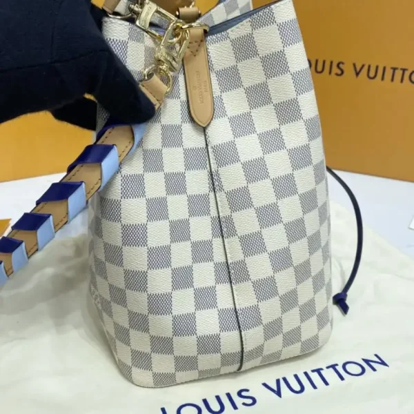 Louis Vuitton NeoNoe BB White Grid - Image 4