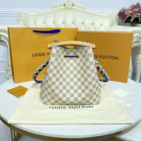 Louis Vuitton NeoNoe BB White Grid - Image 8