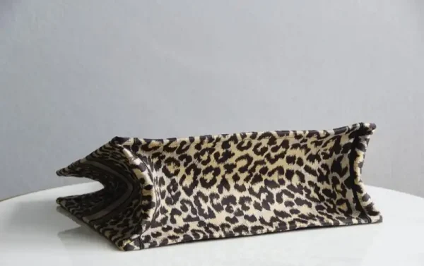 Dior Tote Book Leopard Print - Image 8
