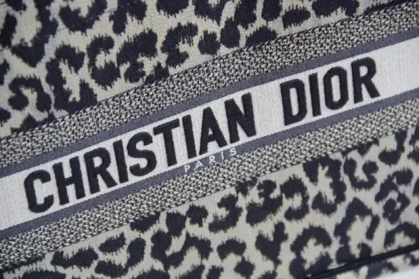 Dior Tote Book Leopard Print - Image 10