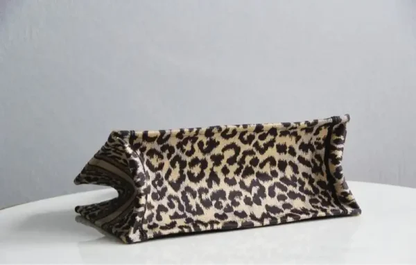 Dior Tote Book Leopard Print - Image 11
