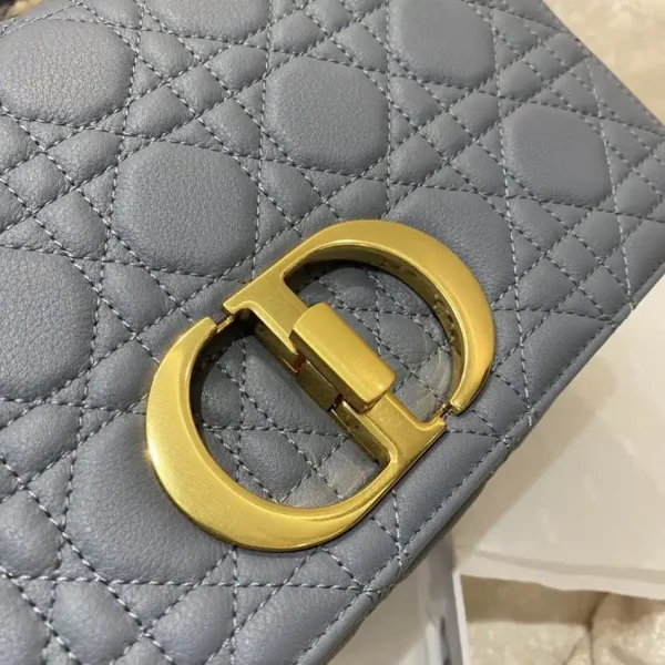 Dior Caro Bag Blue - Image 2