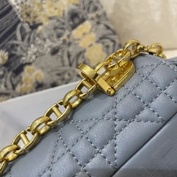 Dior Caro Bag Blue - Image 8