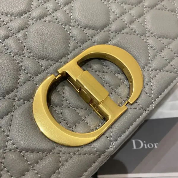 Dior Caro Bag Grey - Image 4
