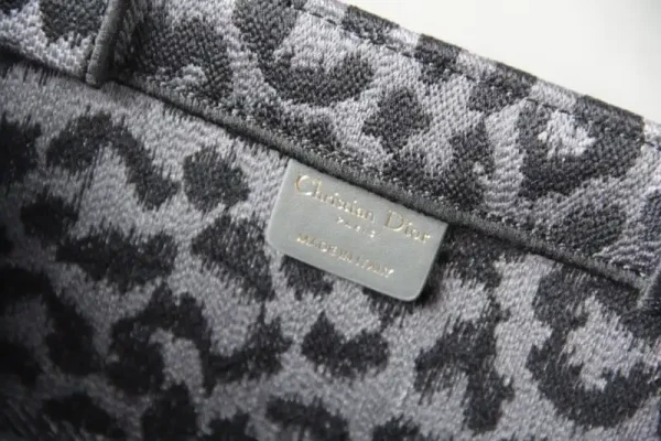 Dior Tote Book Leopard Grey - Image 3
