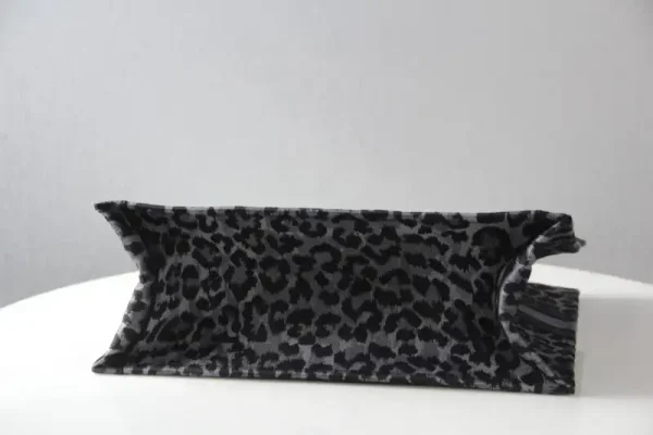 Dior Tote Book Leopard Grey - Image 5