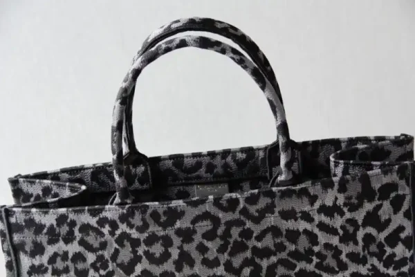 Dior Tote Book Leopard Grey - Image 2