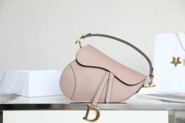 Dior Saddle Bag Nude