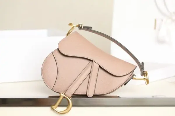 Dior Saddle Bag Small Nude