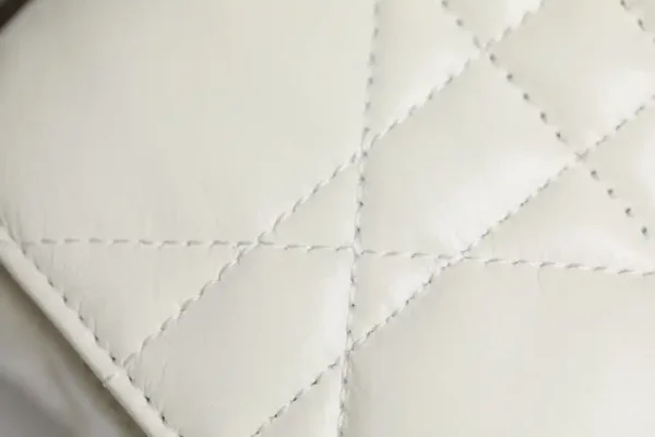 Dior Caro Bag White Gunmetal - Image 7
