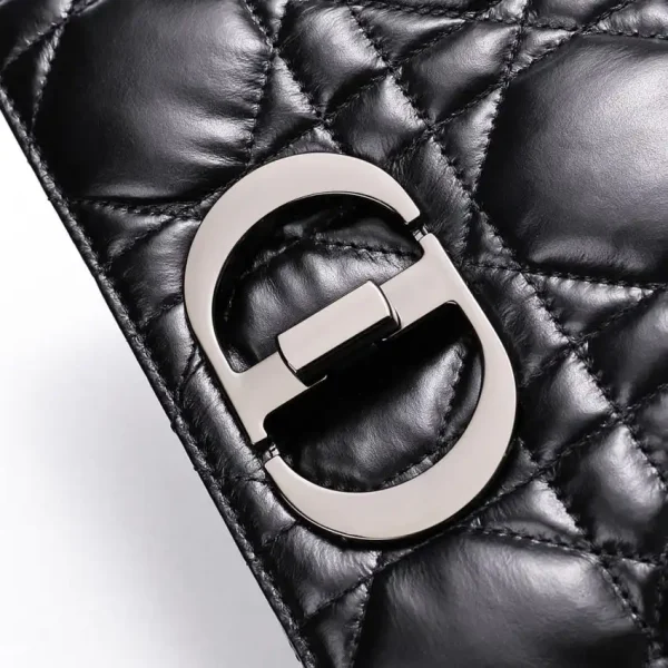 Dior Caro Bag Diamond Black - Image 4